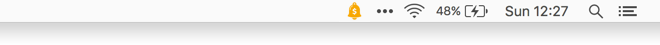 CashNotify fail menu bar icon