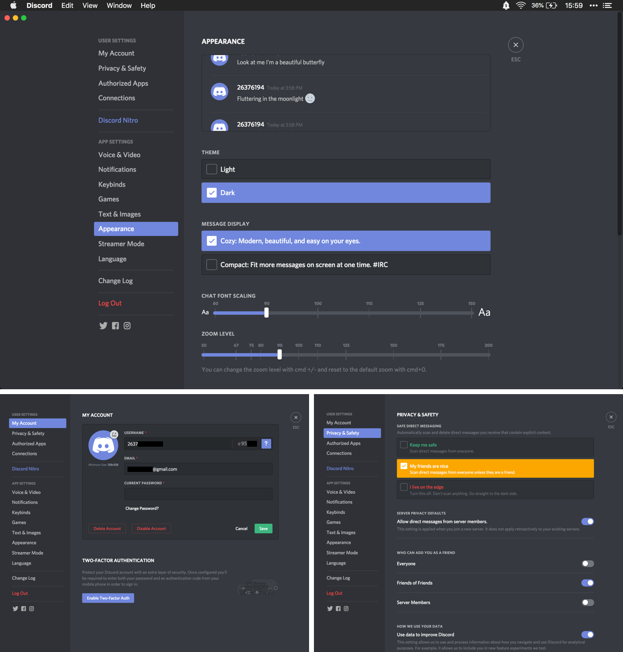 Discord desktop app